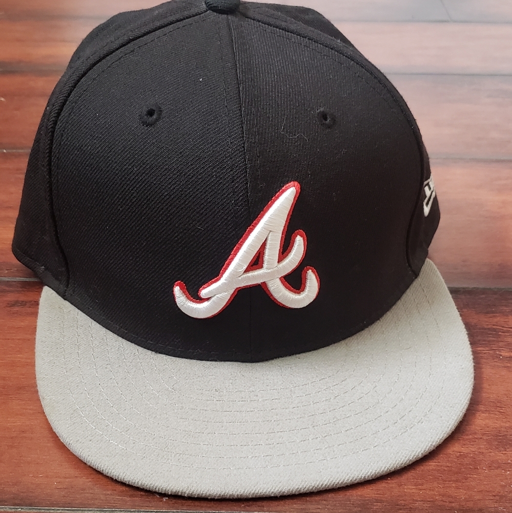 Two straight brim caps